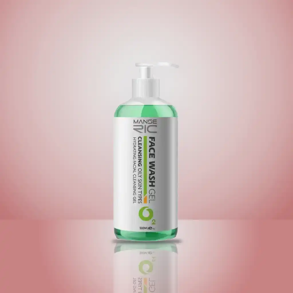 ژل شستشوی صورت پوست چرب مانسریک