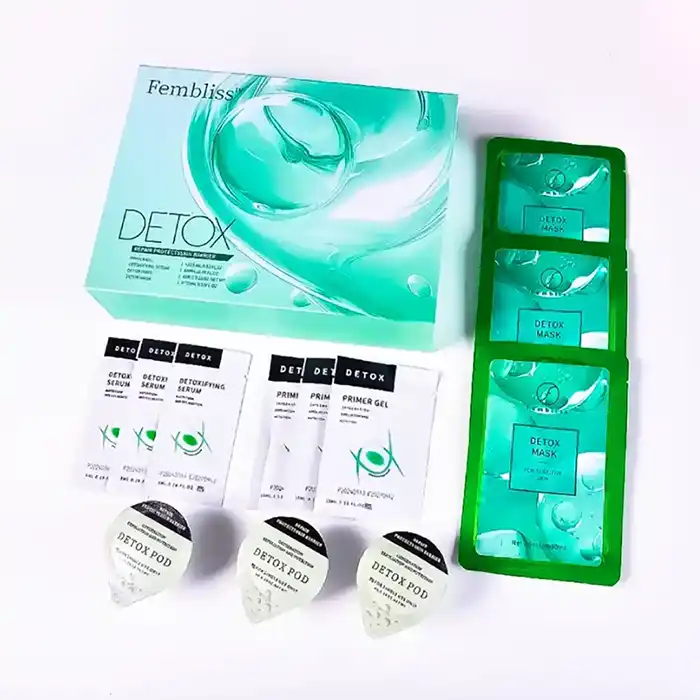 Fembliss-Pollogen-Kit-Detox n 00001 کیت پلاژن دتوکس فمبلیس | کیت سمزدایی، پاکسازی عمیق و احیای پوست