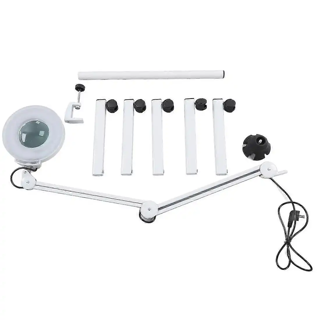 professional-led-magnifying-lamp-standing-beauty-salon 00003 چراغ لوپ پایه دار ایستاده حرفهای سالنی و آرایشگاهی