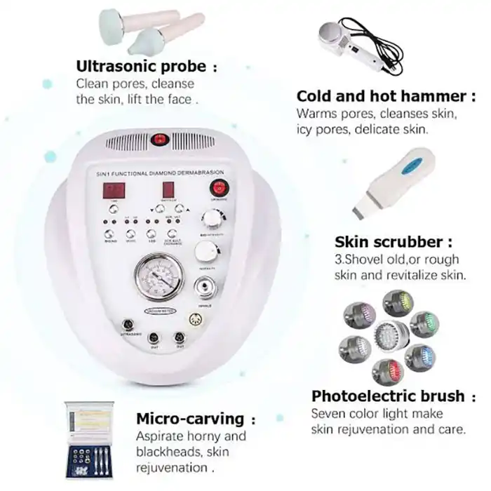 diamond-microcurrent-therapy-device-2026 00004 دستگاه میکروکارنت تراپی دیاموند 2026 | خرید دستگاه 8 کاره جوانسازی، لیفت و فیشیال