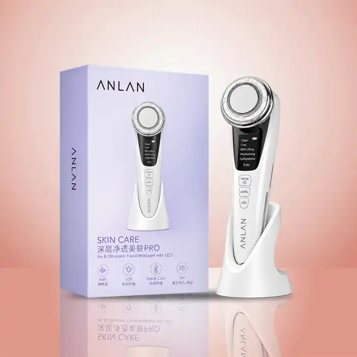 دستگاه آبرسان یونی و ماساژور صورت ANLAN