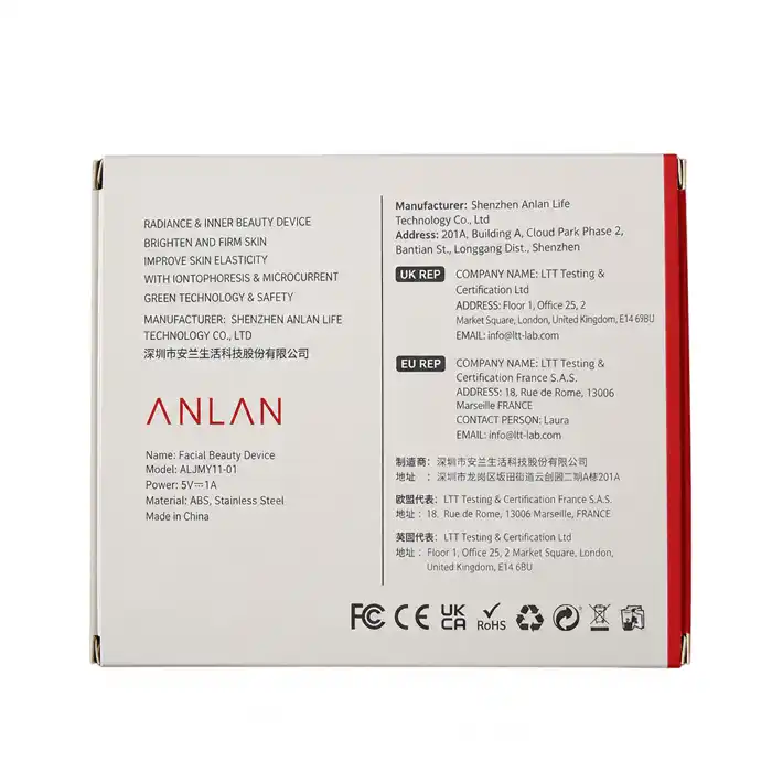 خرید دستگاه مراقبت از گردن ANLAN مدل ALMJY01 6 پشت جعبه دستگاه مراقبت از گردن ANLAN مدل ALMJY01
