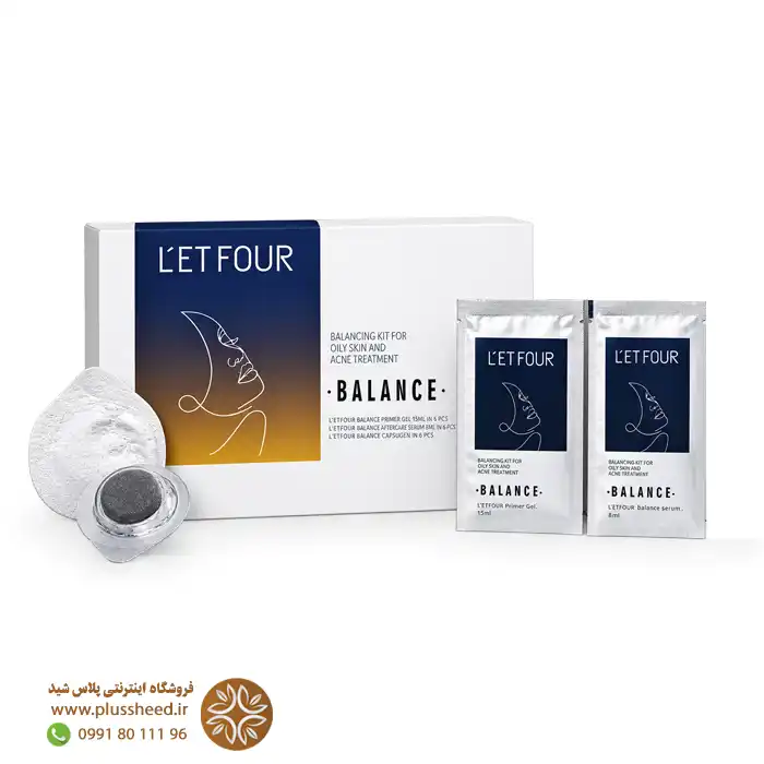 letfour-balance-pollogen-kit 00004 کیت پلاژن بالانس لتفور | LET FOUR Balance برای پوست چرب و مستعد جوش